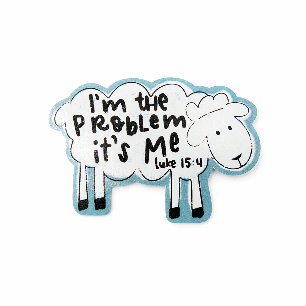 Problem Sheep Vinyl Sticker