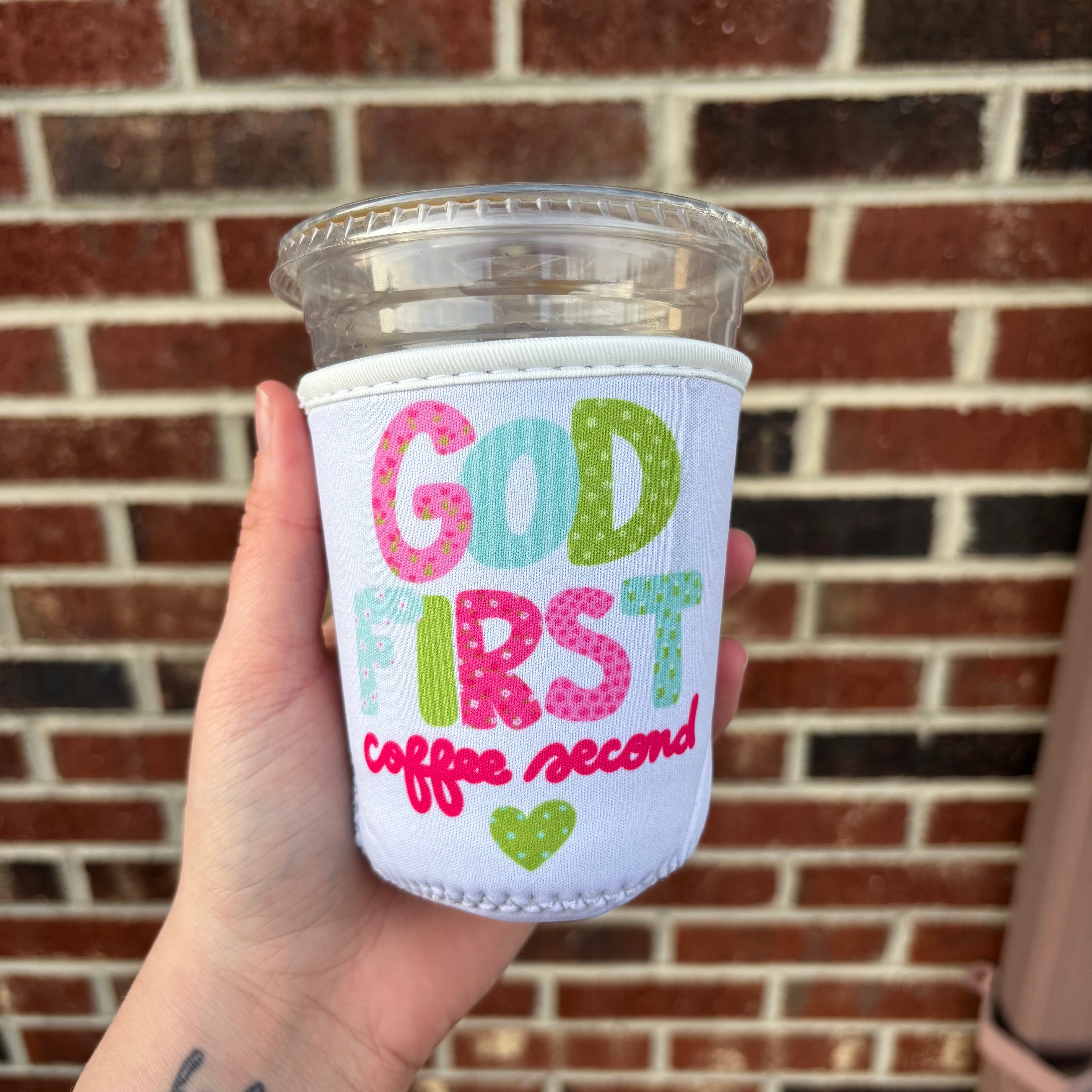 God First Coffee Second Coffee Sleeve