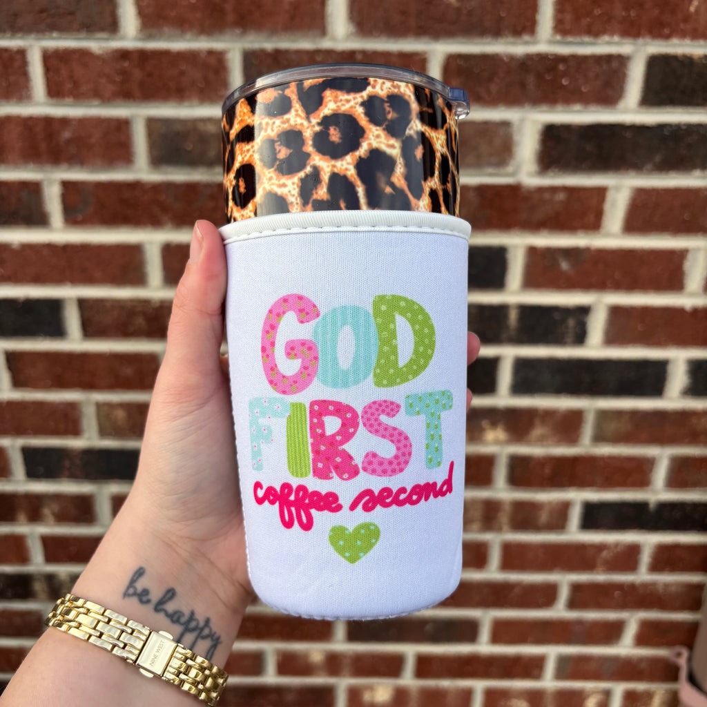 God First Coffee Second Coffee Sleeve