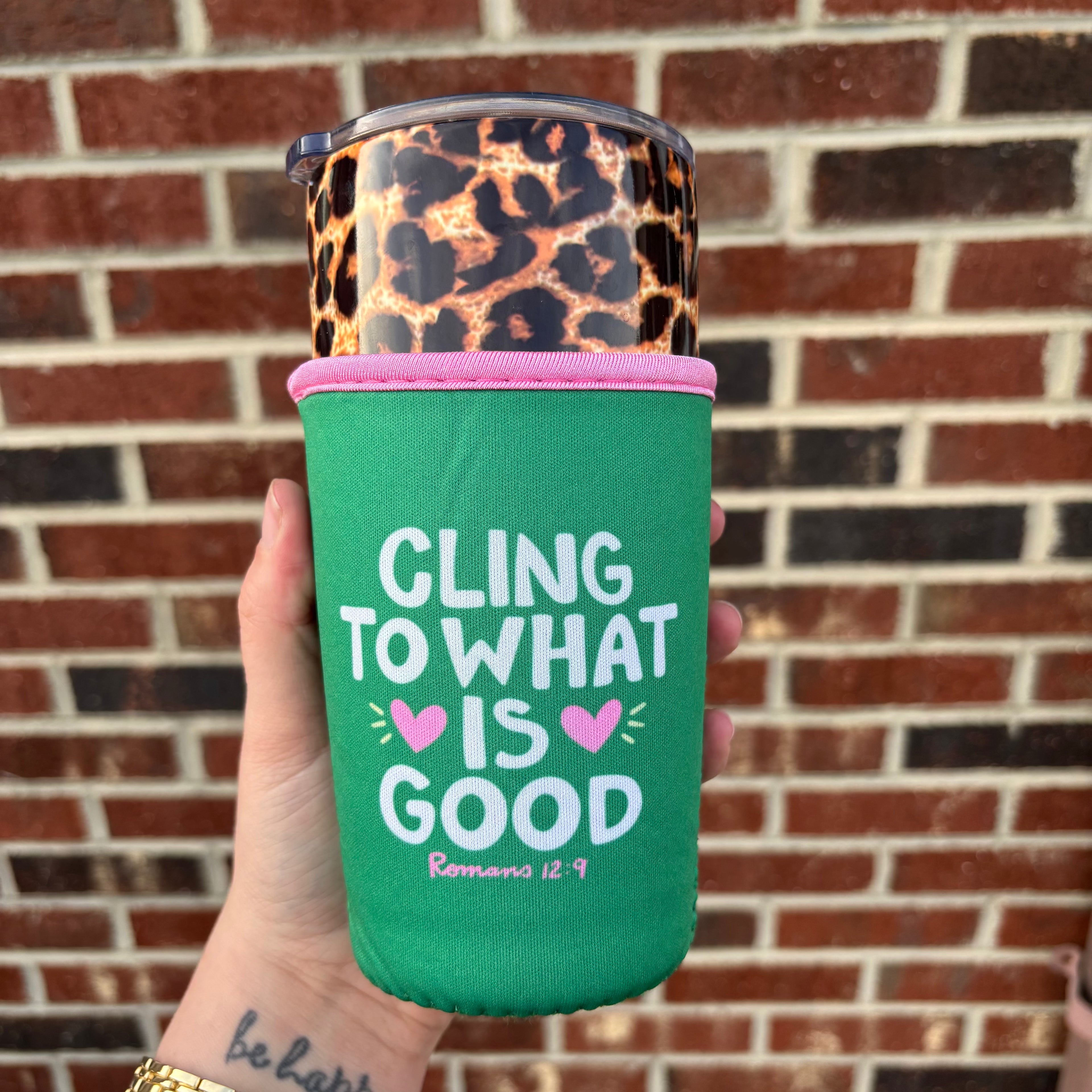 Cling to What is Good Coffee Sleeve