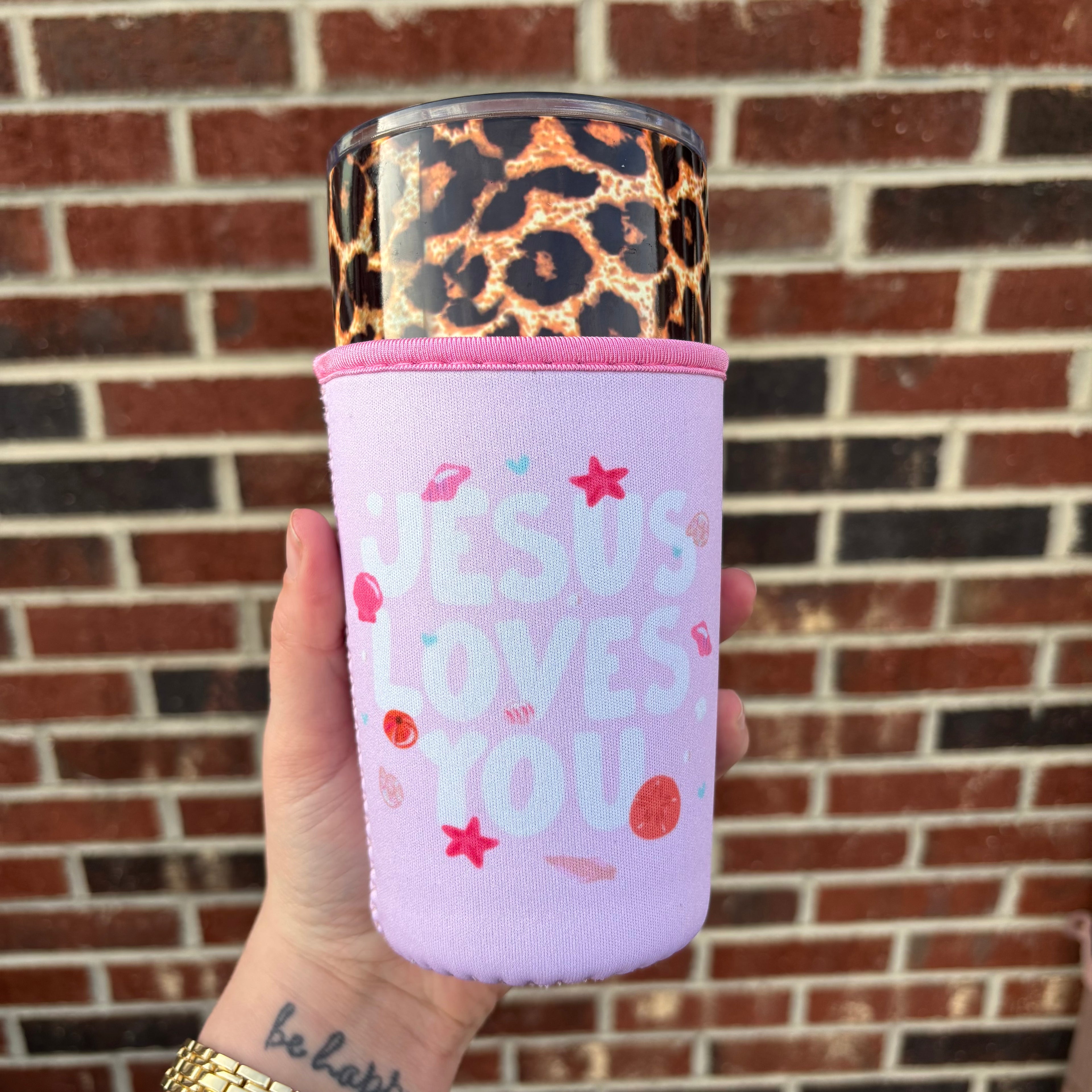 Summer Seashells JLY Coffee Sleeve