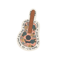 Guitar Psalm 40:3 Vinyl Sticker