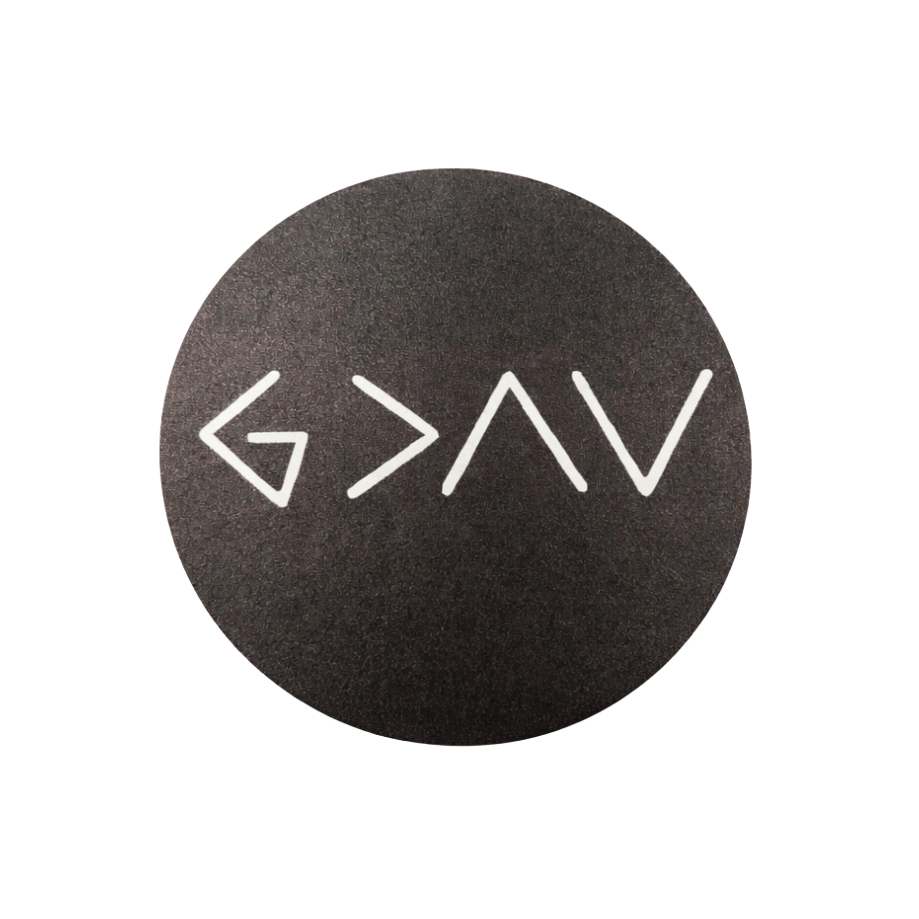 God is Greater Black and White Vinyl Sticker