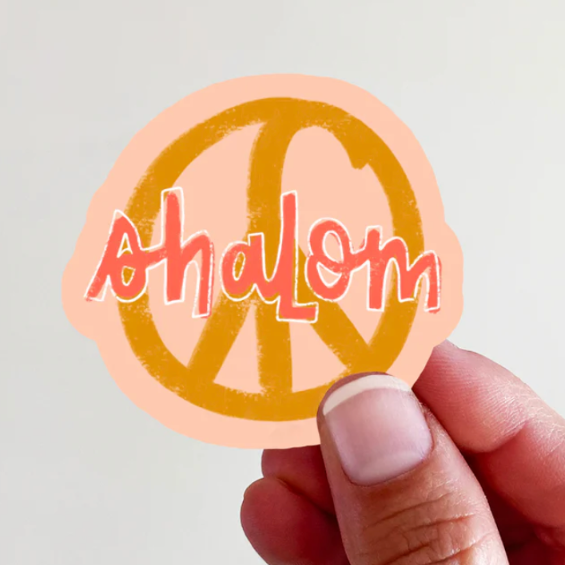 Shalom Peace Vinyl Sticker