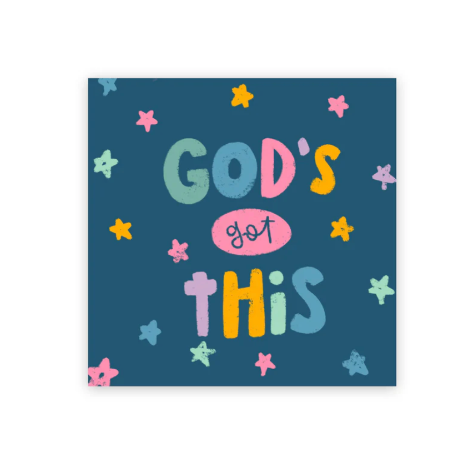 God's Got This Stars Vinyl Sticker