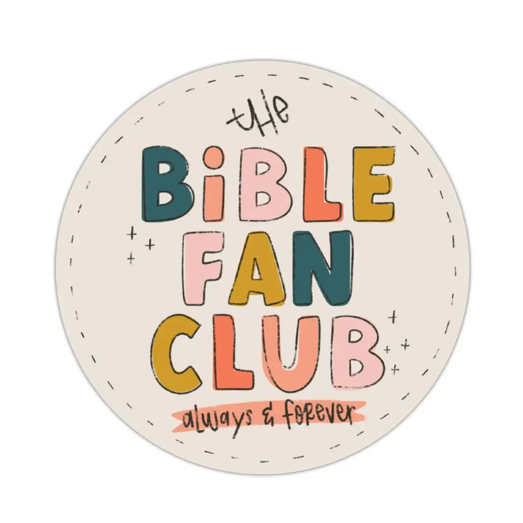 The Bible Fan Club Vinyl Sticker