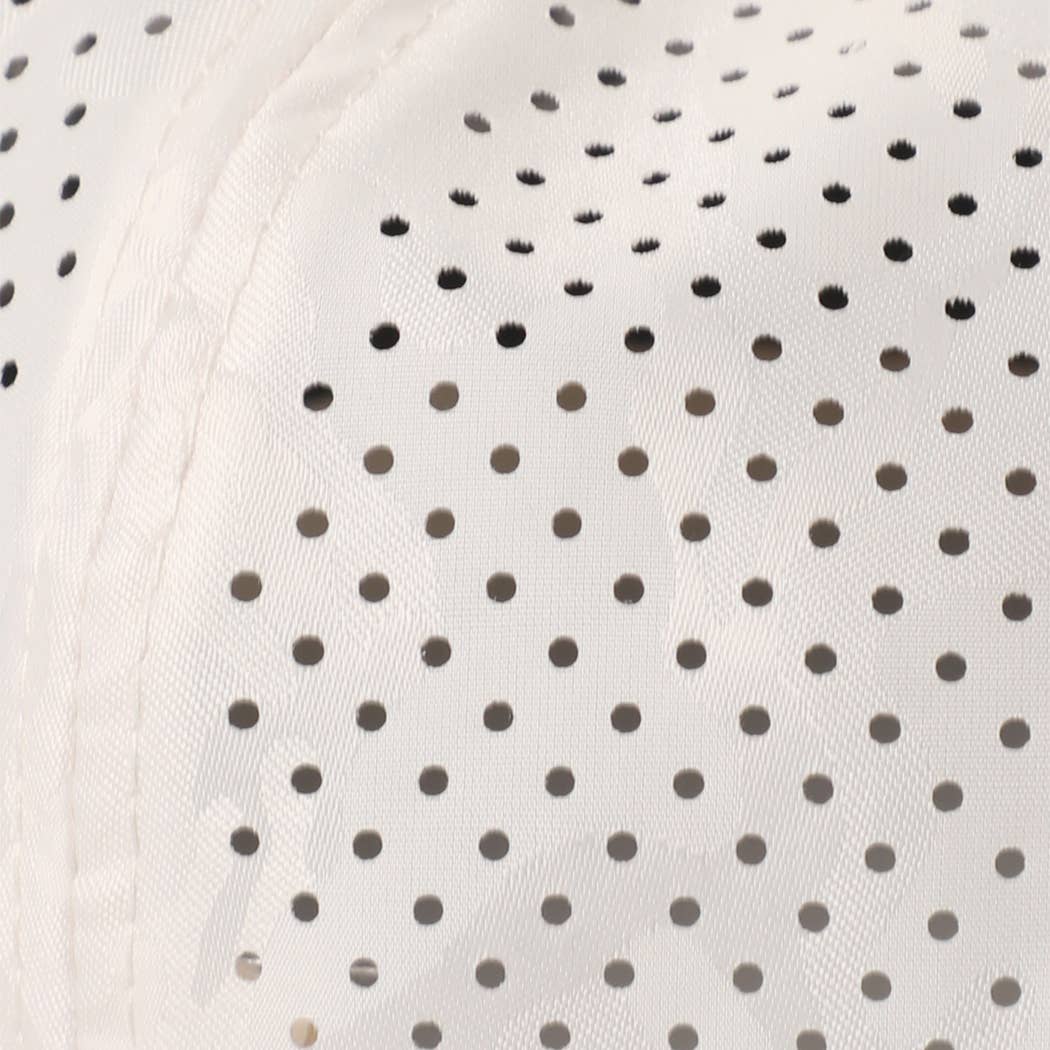 Make Heaven Crowded Embroidered White Camo Trucker Hat